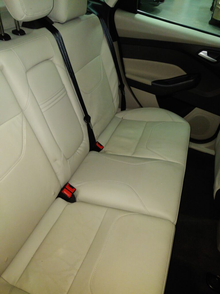 2016 Ford Focus Electric leather interior, rear seating