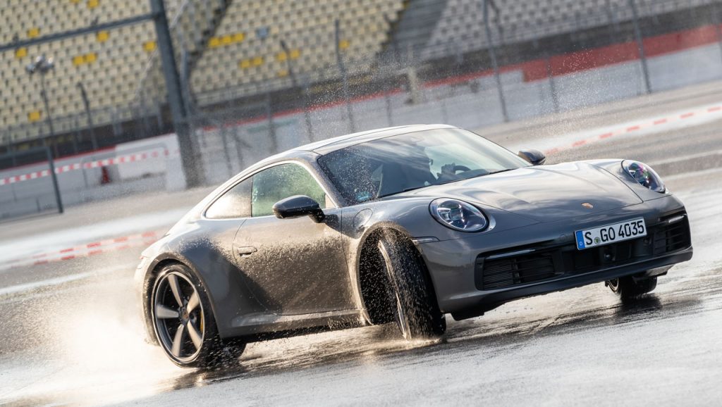 Porsche adds Wet mode to new 911