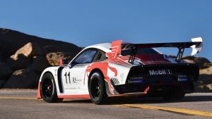 Jeff Zwart in a Porsche 935 tribute at the 2020 Pikes Peak International Hill Climb