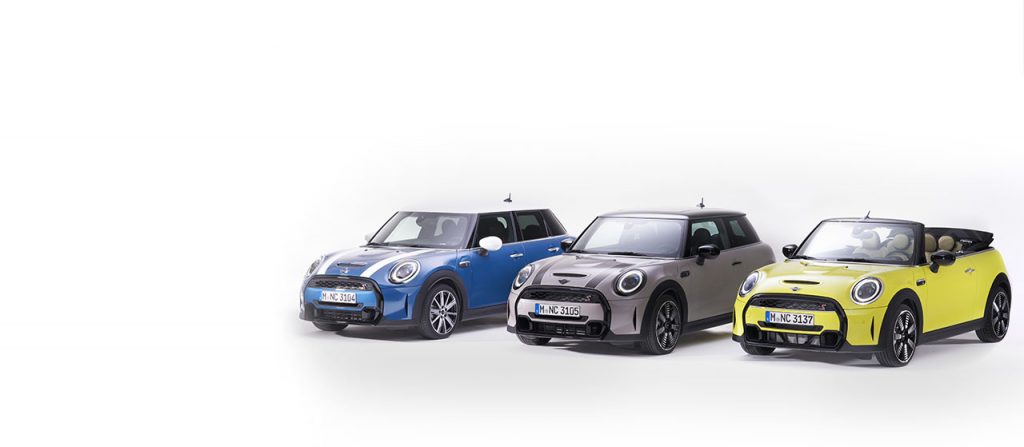 2022 Mini 3-Door, 5-Door and Convertible