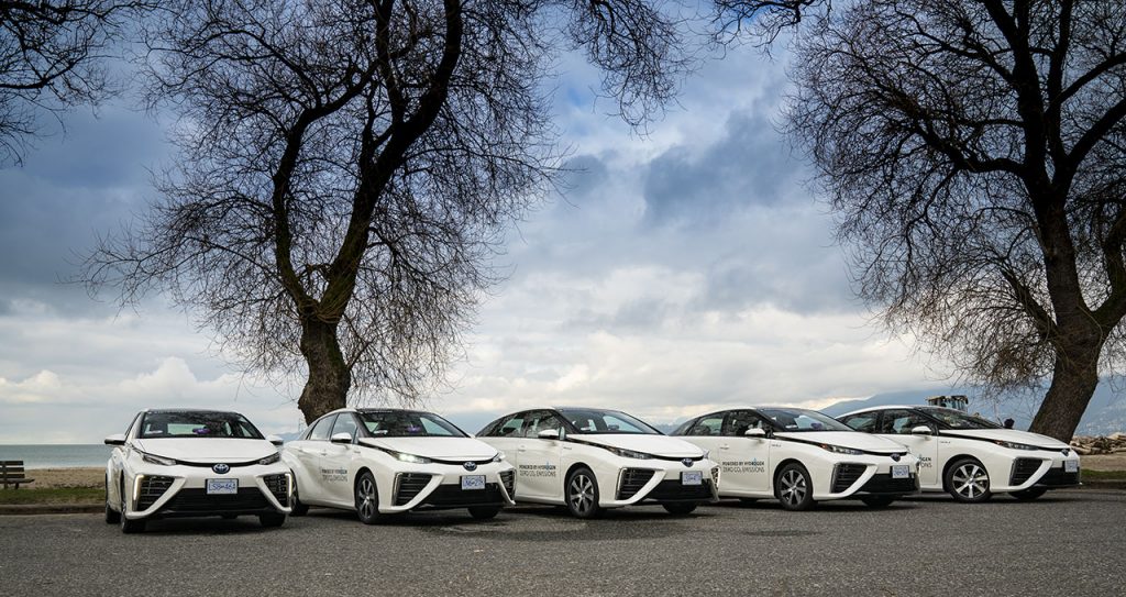 Toyota to supply Mirai fuel-cell cars to Lyft Canada