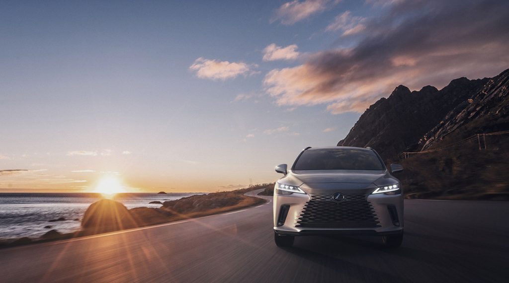 2023 Lexus RX 350 Premium on the highway.