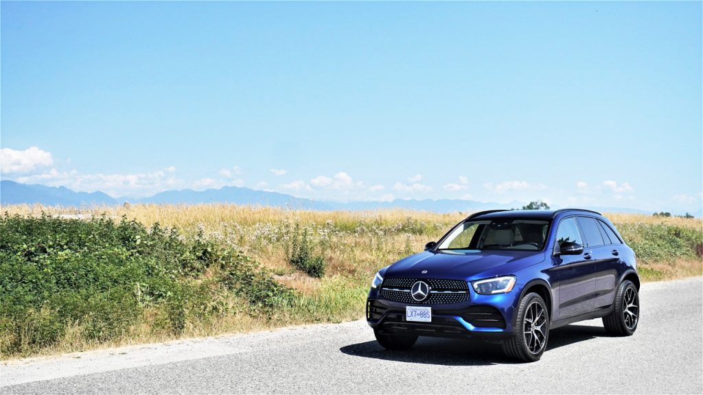 2021 Mercedes-Benz GLC 300 4Matic ready to roll down the road.