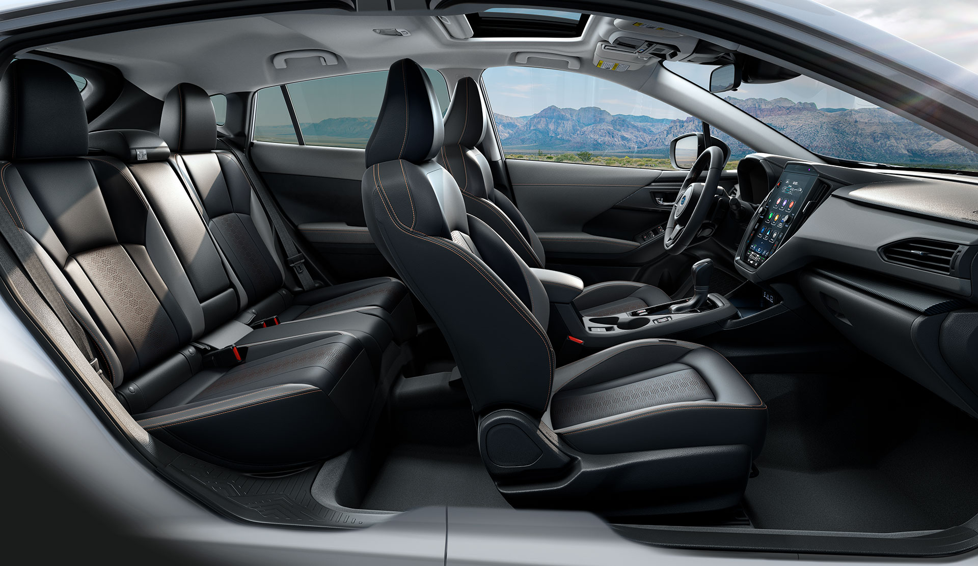 2024 Subaru Crosstrek Interior side view The Car Magazine