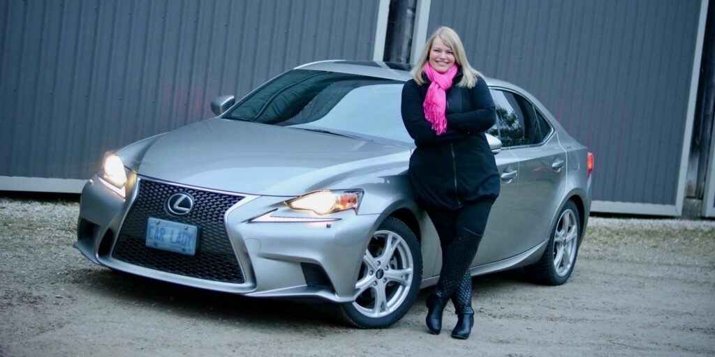 The Car Lady with her Lexus