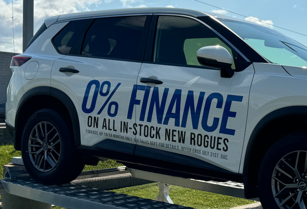 Special Finance Rate offer on a Nissan Rogue