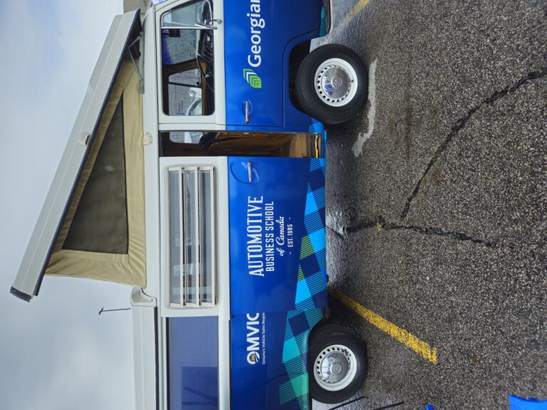 Electric VW Bus built by Georgian College students