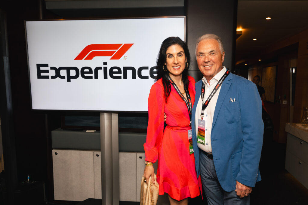 John Chisholm and his wife Sophia at the Monaco Grand Prix