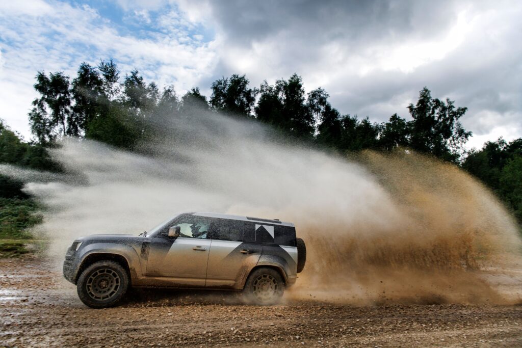 Land Rover Defender OCTA in English mud