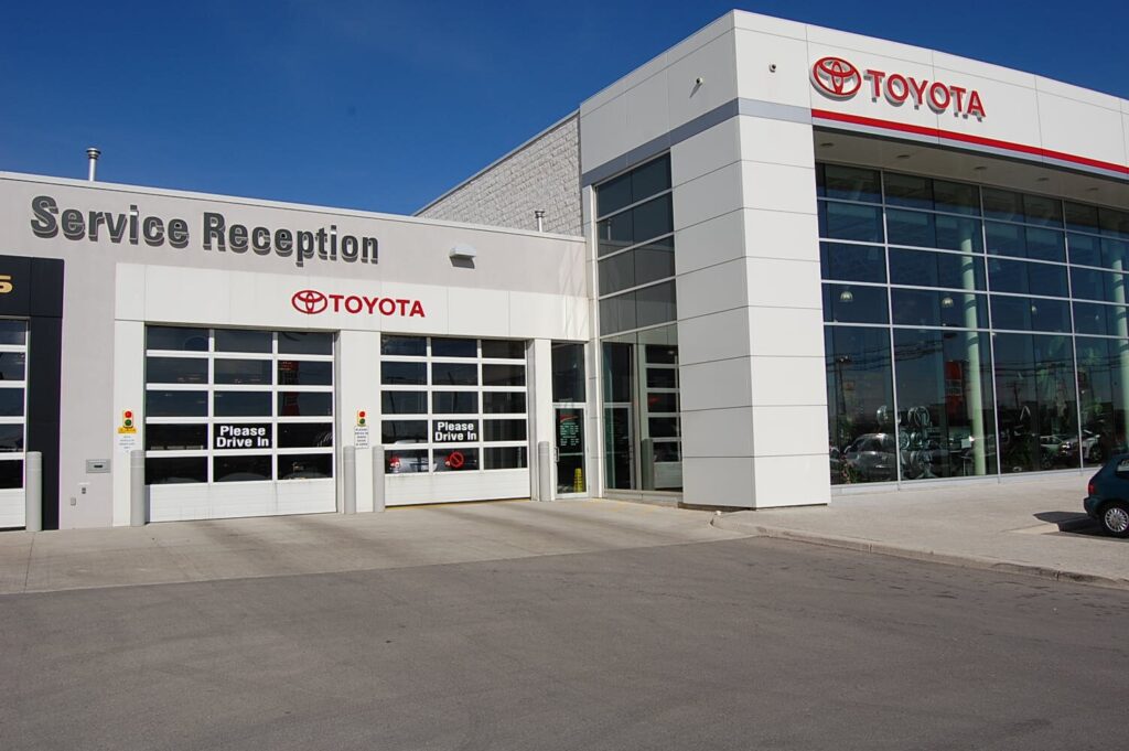 Toyota Service Reception