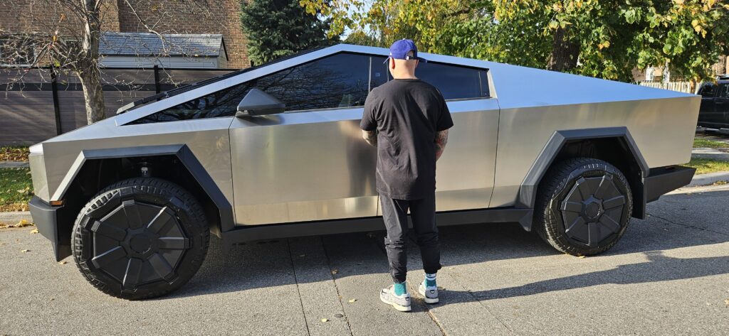 Jim with his Tesla Cybertruck