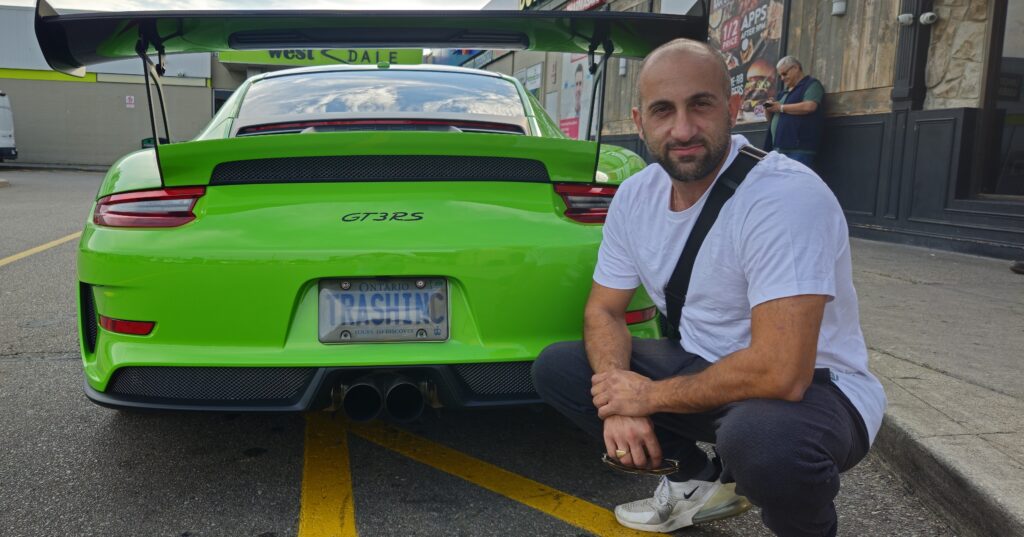 Vincent and his Porsche 911 GT3 RS