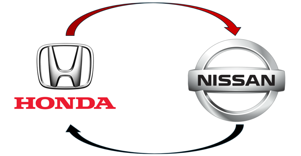 Honda & Nissan logos