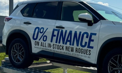 Special Finance Rate offer on a Nissan Rogue