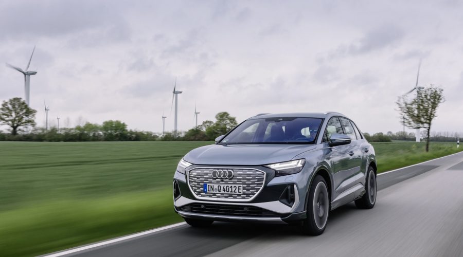 2024 Audi Q4 e-tron At speed