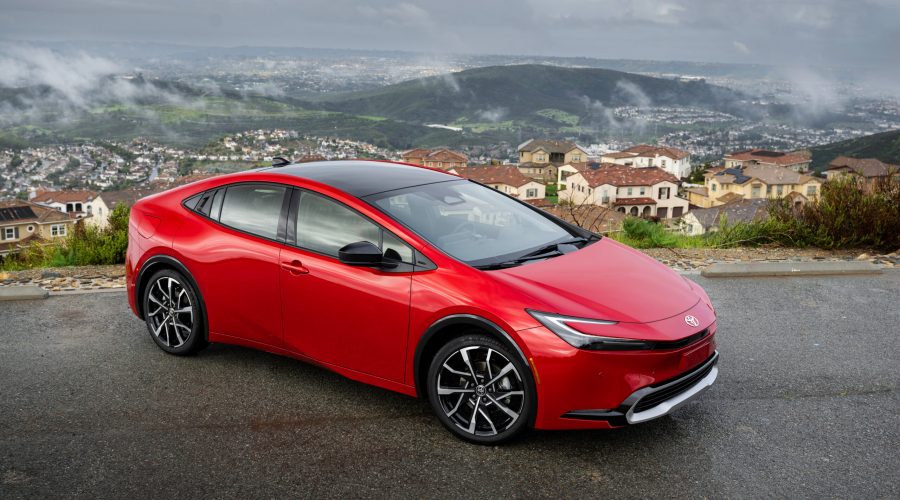 2025 Toyota Prius Prime XSE Supersonic Red