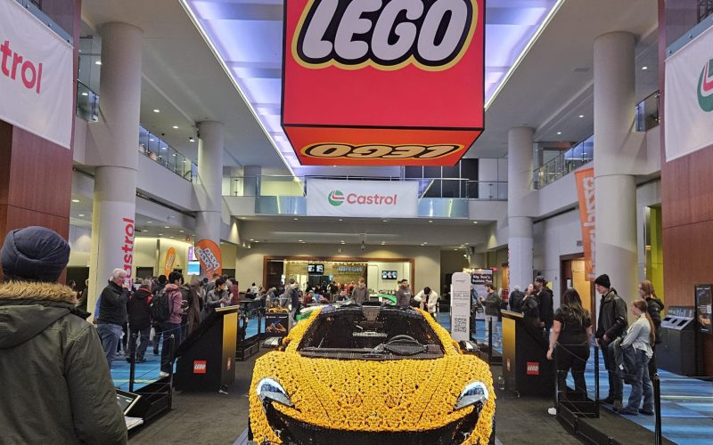 Logo McLaren at the Canadian International Auto Show