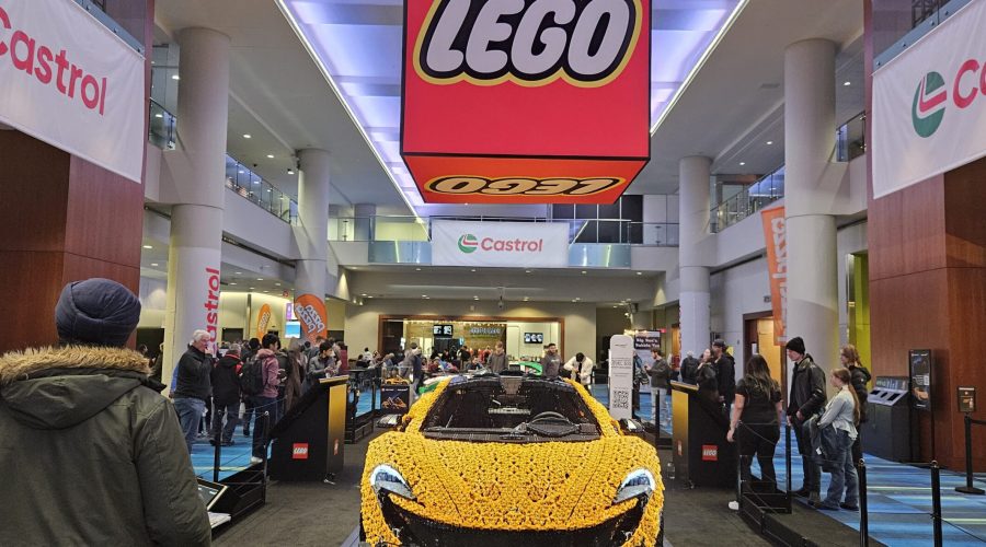 Logo McLaren at the Canadian International Auto Show