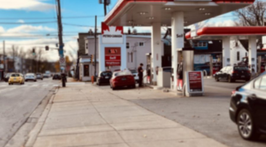 A Petro Canada filling station