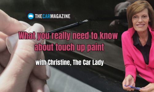 Christine Mitchell, The Car Lady talking about touch up paint