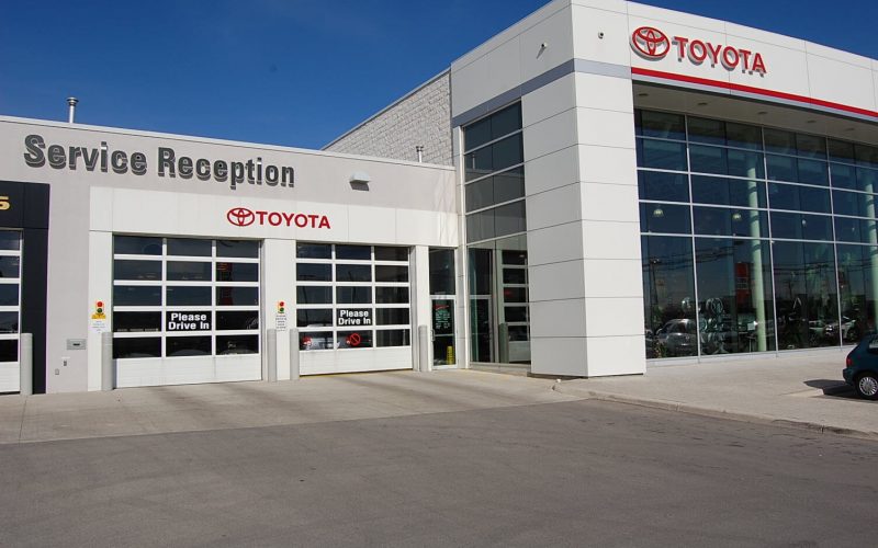 Toyota Service Reception