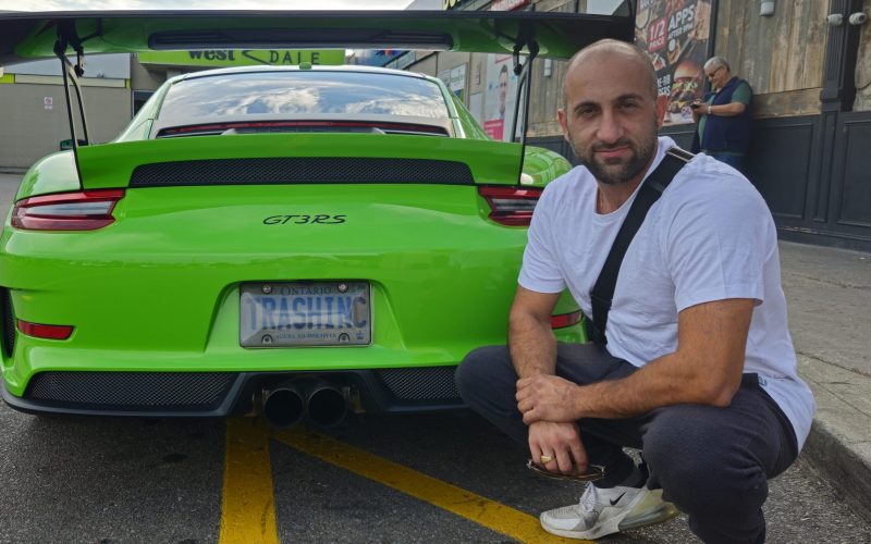 Vincent and his Porsche 911 GT3 RS