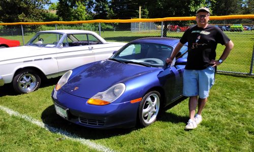 Wolfgang Koehler with a Porsche Boxster