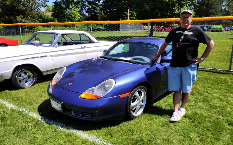 Wolfgang Koehler with a Porsche Boxster