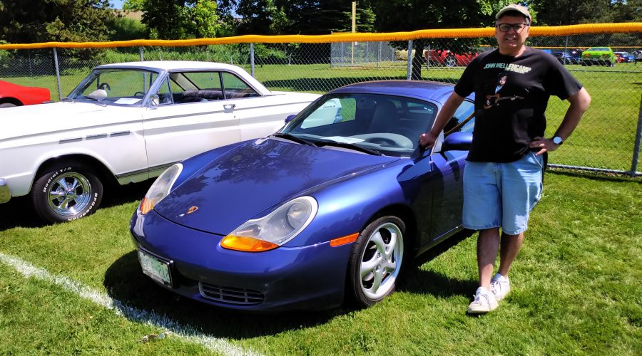 Wolfgang Koehler with a Porsche Boxster