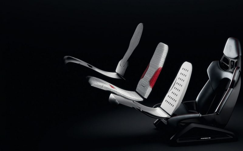 Porsche 3D-Printed Bodyform Full-Bucket Seat